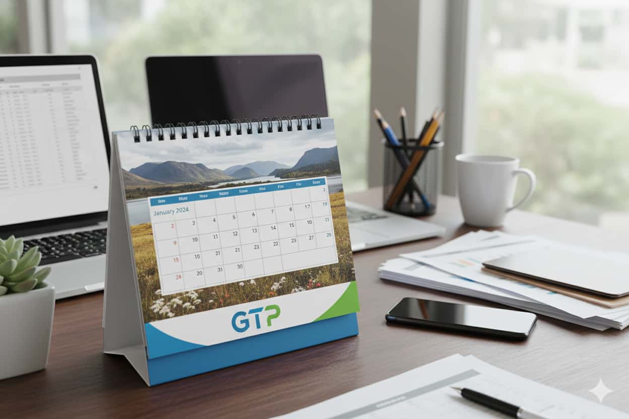 انواع تقویم رومیزی